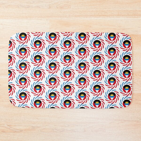 Item preview, Antiguan American Multinational Patriot Flag designed and sold by Carbon-Fibre Media.