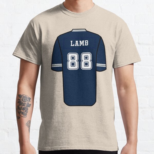 Women's CeeDee Lamb Backer T-Shirt - Navy - Tshirtsedge