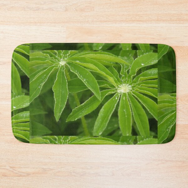 Item preview, Lupin leaves in the rain designed and sold by Latch Farm  Studios.