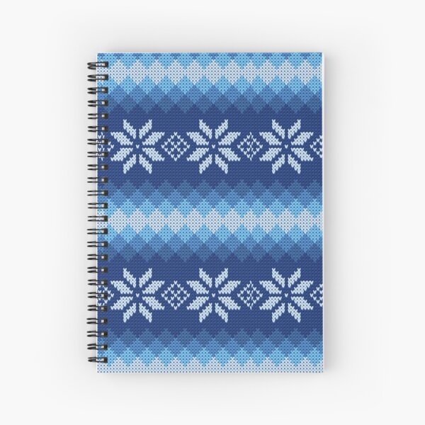 Item preview, Pattern Norway Sweden Knitted Knitted Blue White designed and sold by PandaPope.