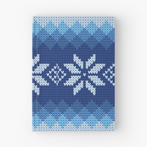 Item preview, Pattern Norway Sweden Knitted Knitted Blue White designed and sold by PandaPope.