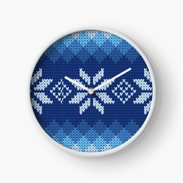 Item preview, Pattern Norway Sweden Knitted Knitted Blue White designed and sold by PandaPope.