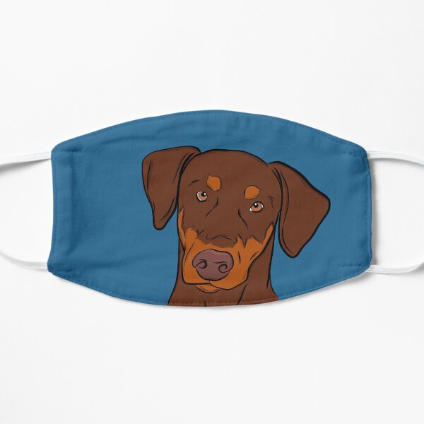 Red and Tan Doberman Mask