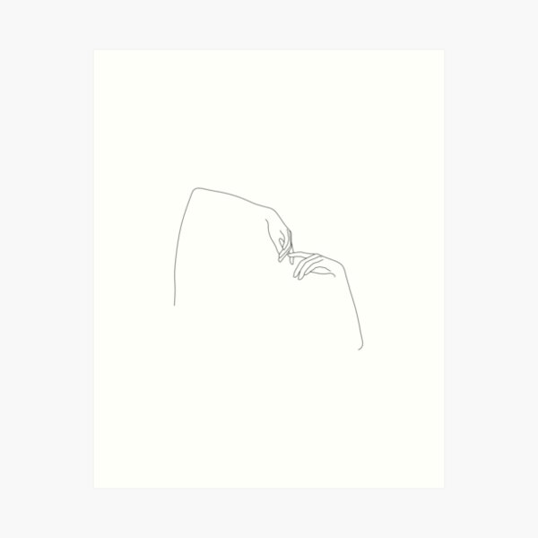 Item preview, Minimalist pose figure illustration - Dusty designed and sold by TheColourStudy.