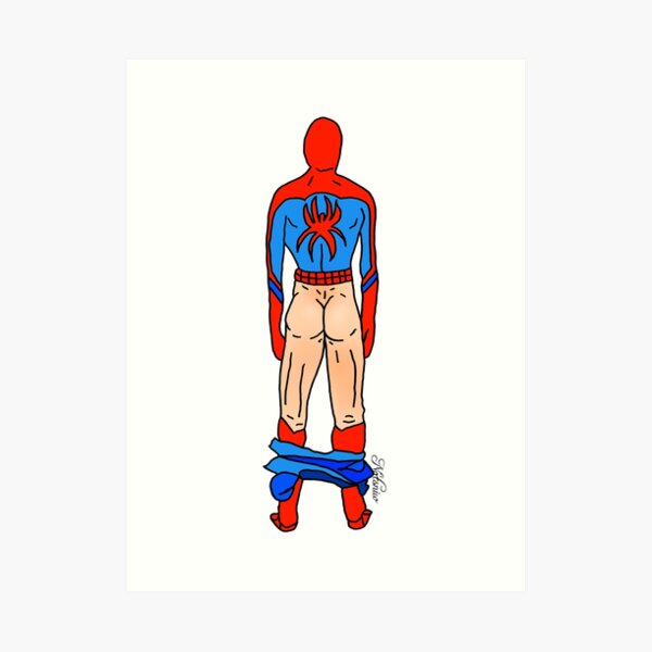 Spider Butt (Light) Art Print