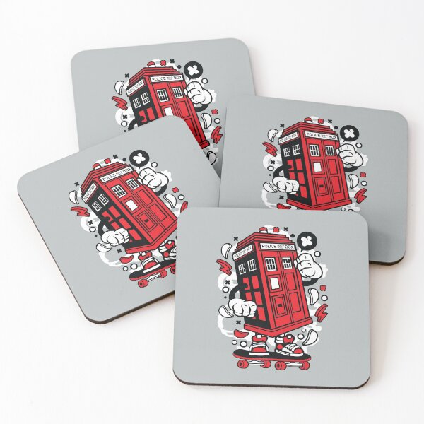 Item preview, Police Box Skater designed and sold by Nickelparis.
