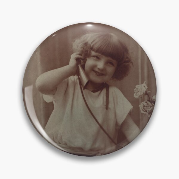 Item preview, Vintage Sepia Child with a Phone Photography designed and sold by Vintage-TM.