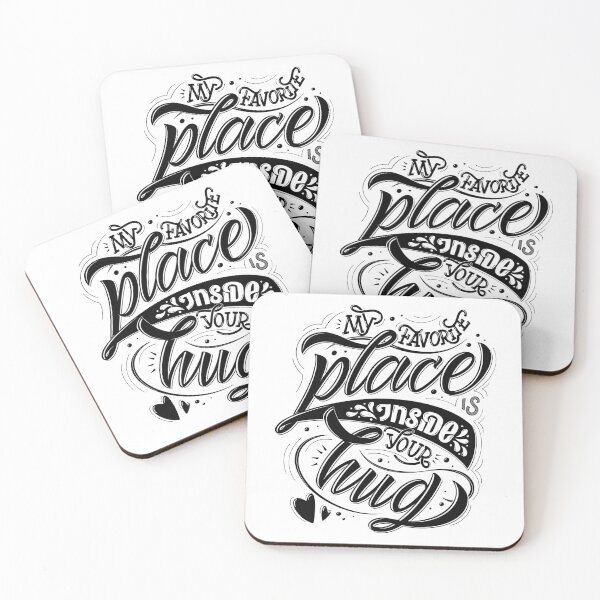 Artikelvorschau, Mein Lieblingsplatz ist in deiner Umarmung. entworfen und verkauft von BananiLettering.