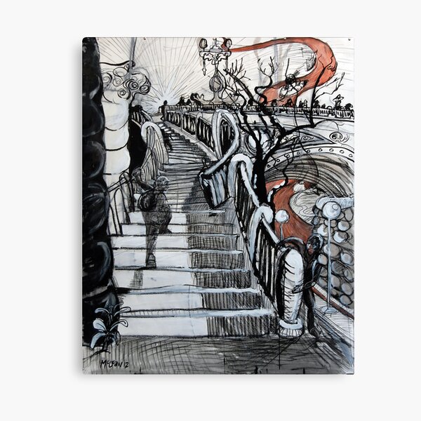 Stairs to Flinders Street (Ascending) Canvas Print