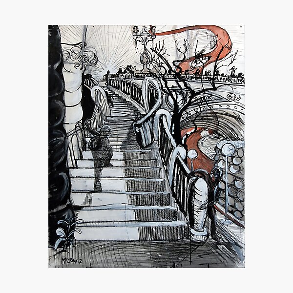 Stairs to Flinders Street (Ascending) Photographic Print
