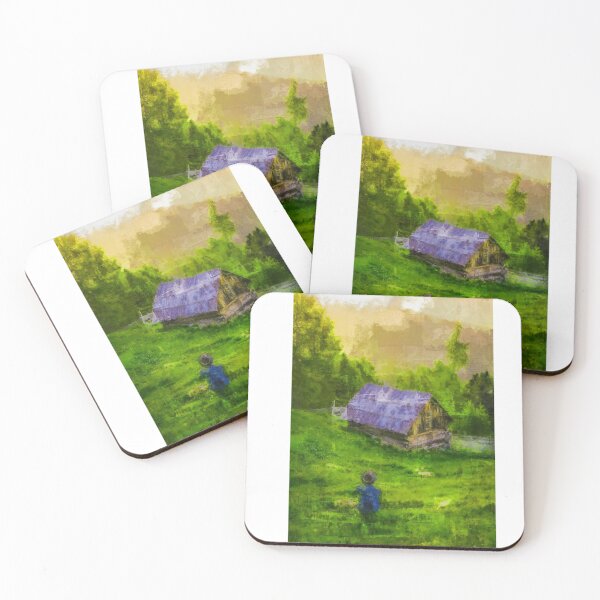 Item preview, Blue House Painting Art designed and sold by kouddad.
