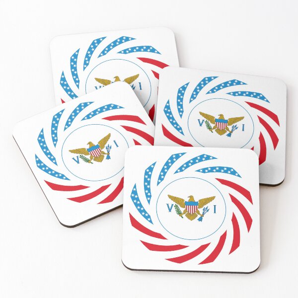 Item preview, Virgin Islander American Multinational Patriot Flag Series designed and sold by Carbon-Fibre Media.