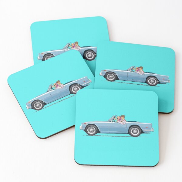 Item preview, Wedgwood Blue color TR250 with optional wire wheels designed and sold by Bigs66.