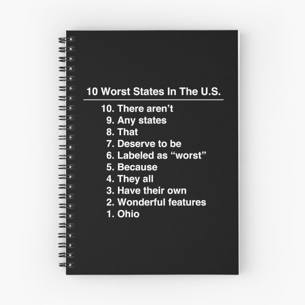 Item preview, Ohio Is The Worst State Ever Funny print designed and sold by jakehughes2015.