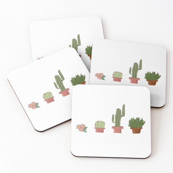 Item preview, 4 Cute Succulent Stickers designed and sold by leannarpfeffer.