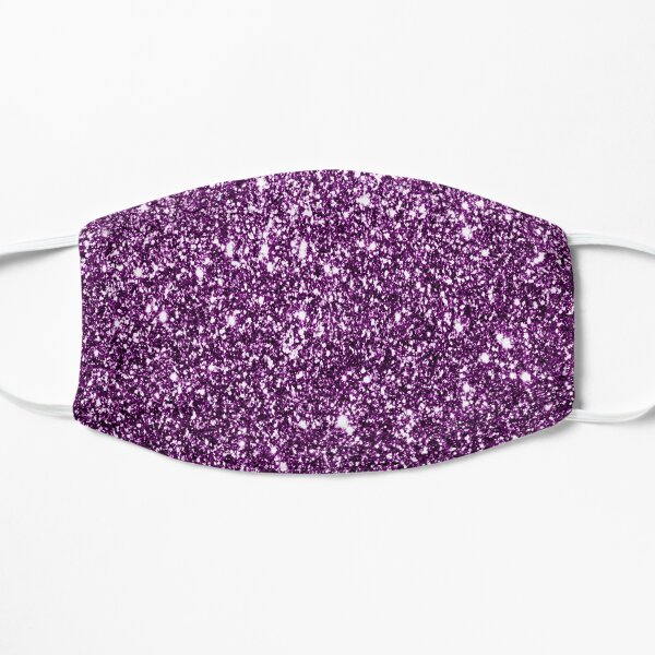 Lila Glanzmuster Maske