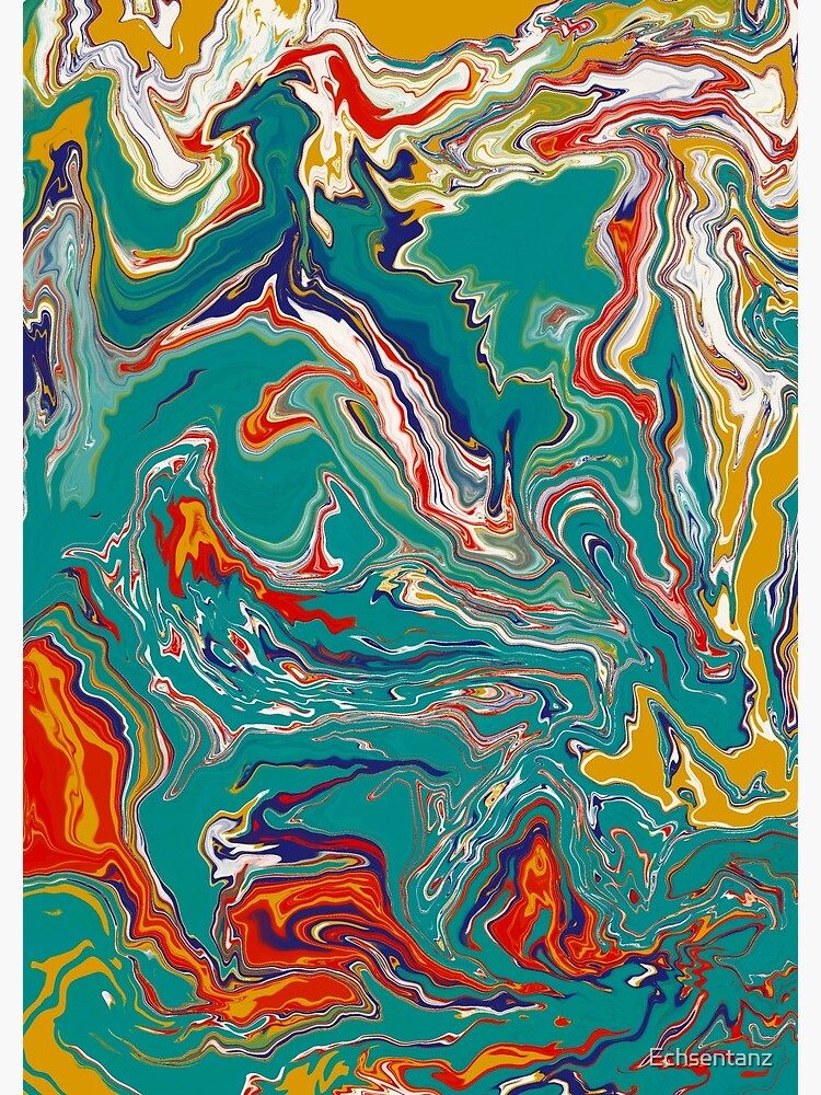 I Can‘t Believe It‘s Not Acrylic Pour by Echsentanz