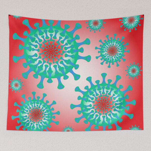 Item preview, Seamless texture - coronavirus designed and sold by Magazin-Brenda.