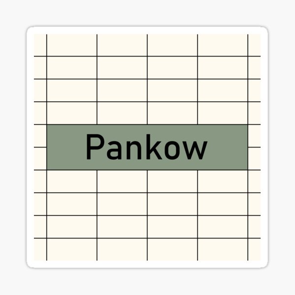 U-Bahnhof Berlin Pankow Sticker