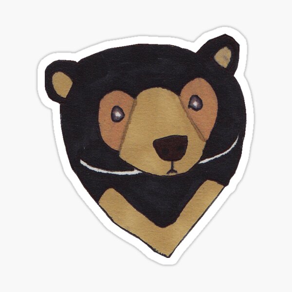 Sun Bear Sticker