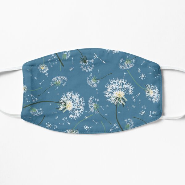 Dandelions in the meadow Flat Mask