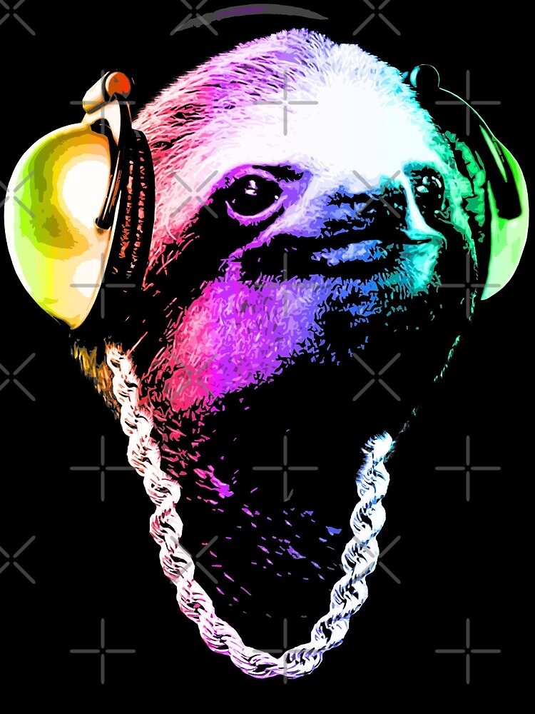 Sloth (Rainbow B-Boy Style) by robotface