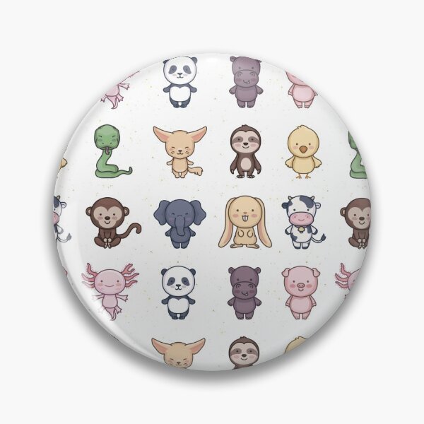 Item preview, Cute Baby Animals Pink Pig Axolotl Cow Rabbit Sloth Snake Chick Panda Animal Social Distancing FaceMask Teachers designed and sold by gillys.