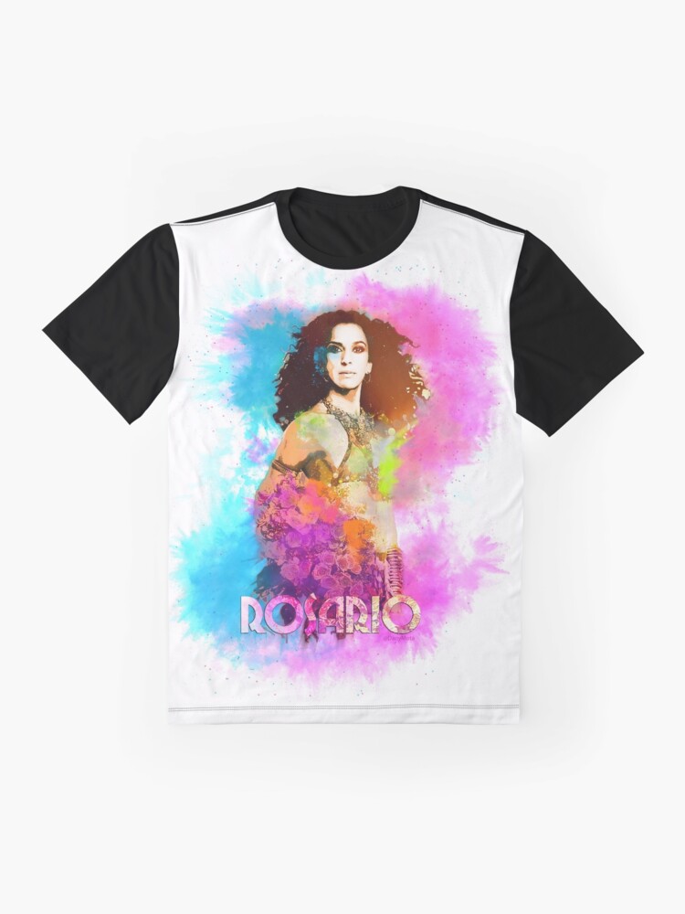 Vista alternativa de Camiseta gráfica Rosario Flores "Muchas Flores".