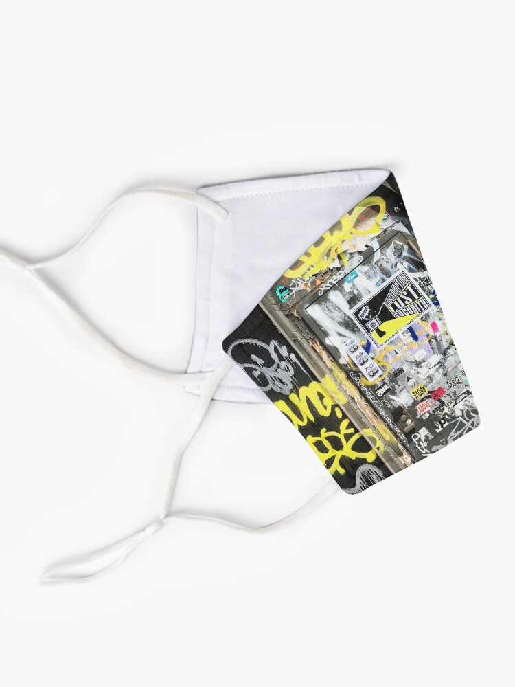 Alternate view of Funky Graffiti Wall Mask