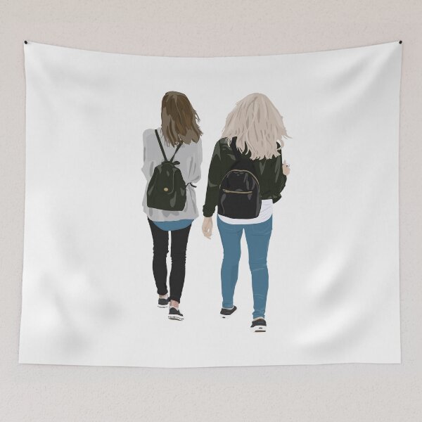 Item preview, Niñas en mochilas designed and sold by byalessiamariee.