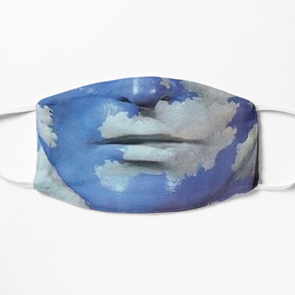 Painted Plaster Mask - Rene Magritte Mask