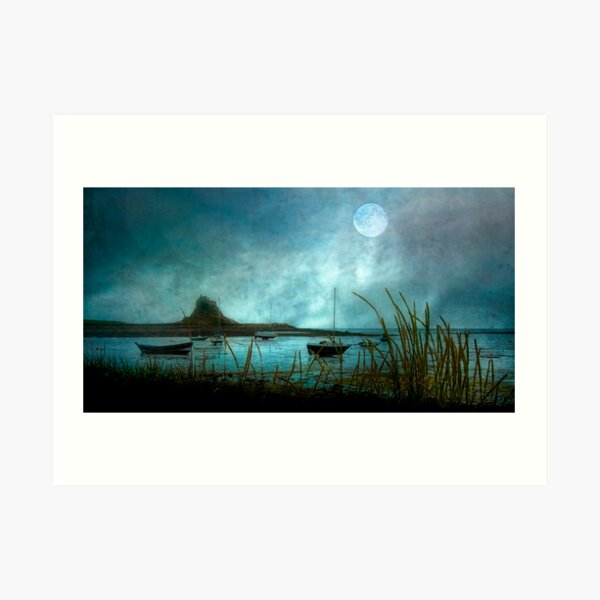 Lindisfarne Moon Art Print