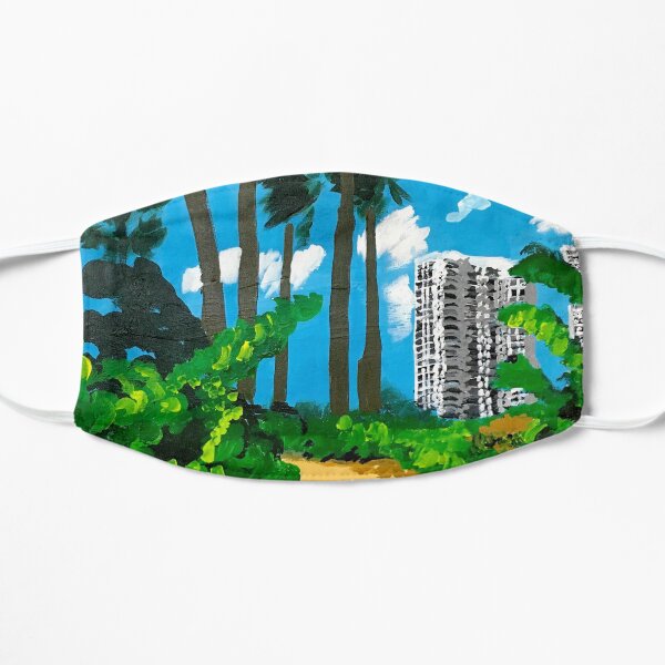 Walk to the Beach Flat Mask
