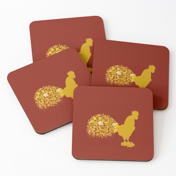 Item preview, Fancy Red And Yellow Rooster designed and sold by KateLCardsNMore.