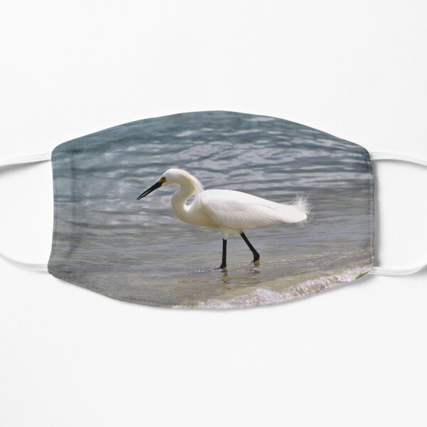 Great Egret Walking the Shorelines Mask
