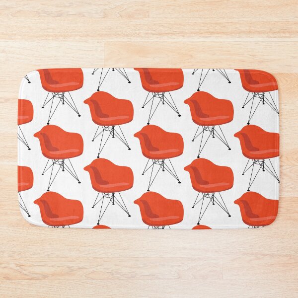 Item preview, Mid Century Modern Orange Chair designed and sold by jenbucheli.