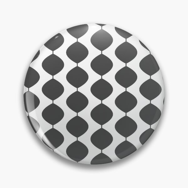 Item preview, Midcentury Modern Retro 60s Waves Pattern  (80% Grey) designed and sold by Makanahele.