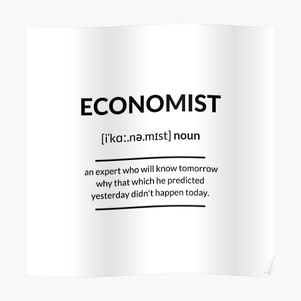 "Economist Definition Dictionary Collection" Poster for Sale by