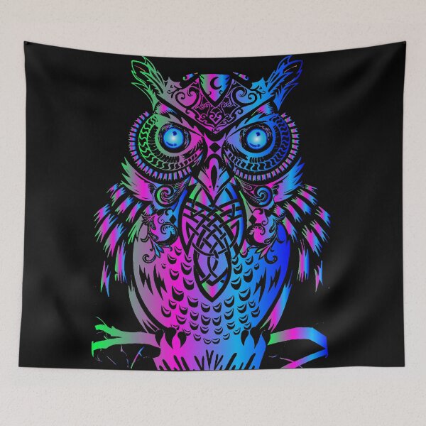 Item preview, OWL IN THE MOON LIGHT  designed and sold by johnnyssandart.