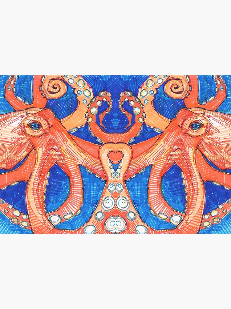 Octopus Drawing - 2015 by gwennpaints