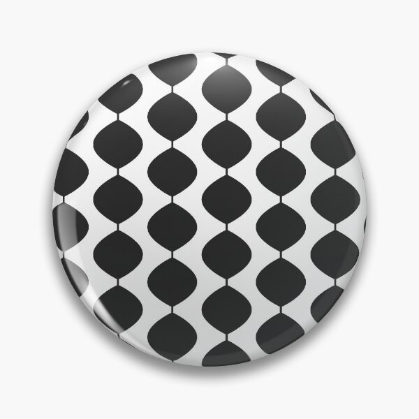 Item preview, Midcentury Modern Retro 60s Waves Pattern  (90% Grey) designed and sold by Makanahele.