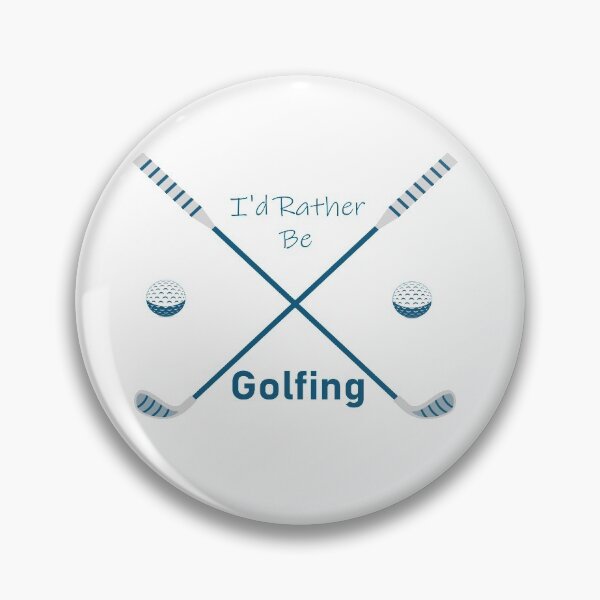 Item preview, I'd Rather Be Golfing Quote With Sticks And Balls Graphic illustration  designed and sold by MerchSpot.