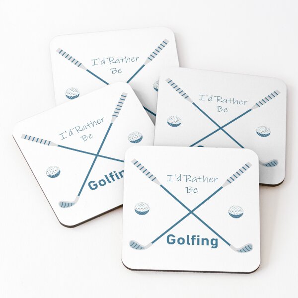 Item preview, I'd Rather Be Golfing Quote With Sticks And Balls Graphic illustration  designed and sold by MerchSpot.
