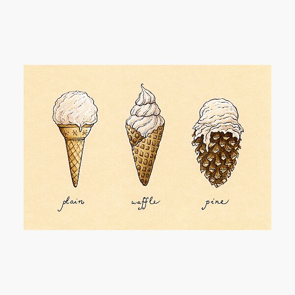 Item preview, Ice-Cream Cones designed and sold by Mariya Olshevska.