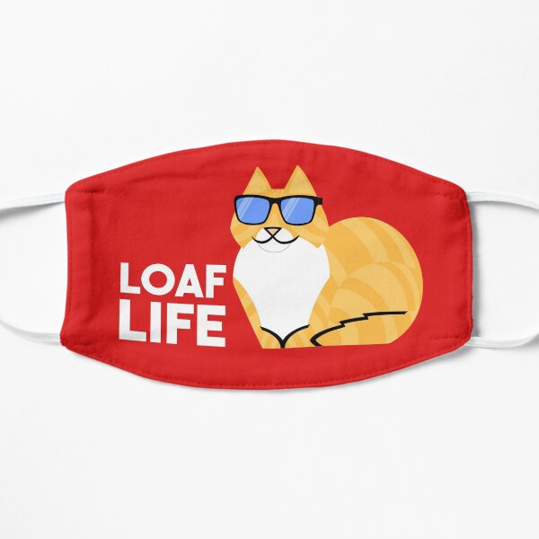 Loaf Life - Longhaired Orange Cat Mask
