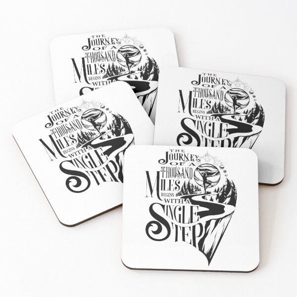 Item preview, The Journey Of A Thousand Miles  designed and sold by Good Vibe Quotes.