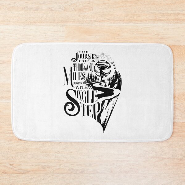 Item preview, The Journey Of A Thousand Miles  designed and sold by Good Vibe Quotes.