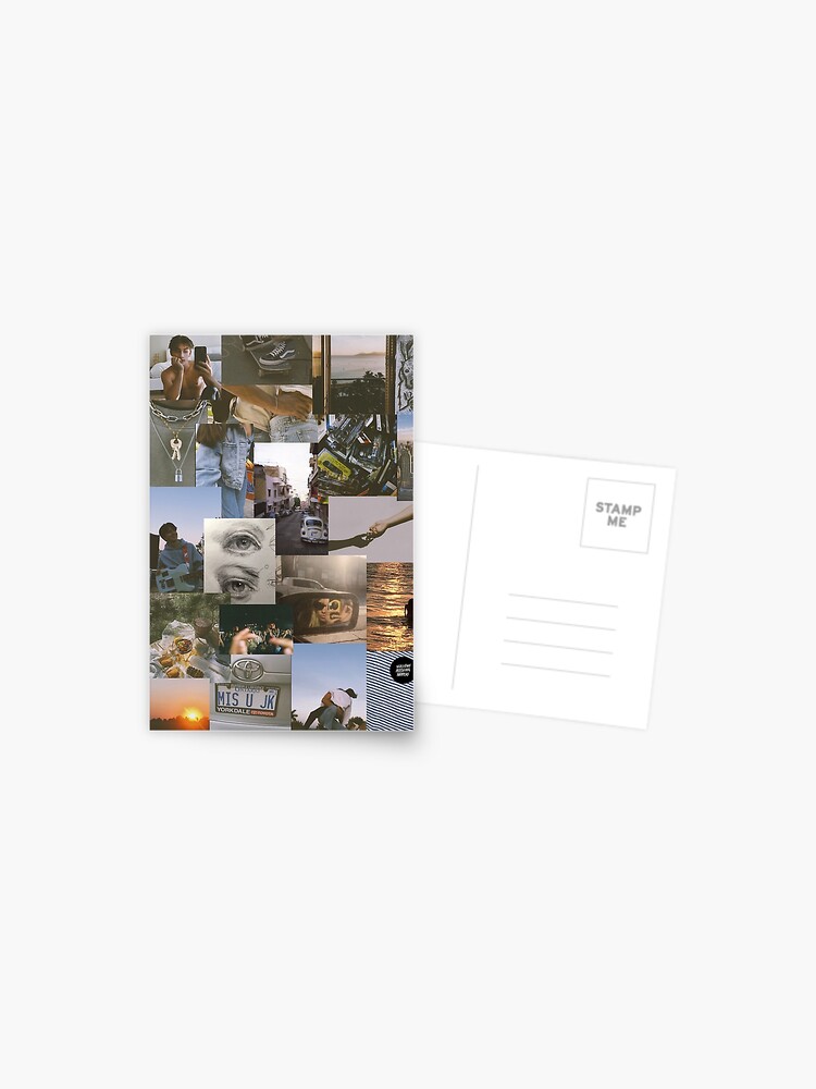 Aesthetic Disposable Collage Postcard By Martafernandezx Redbubble
