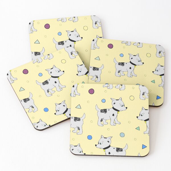 Item preview, Little Pup Yellow Background designed and sold by blayzeink.