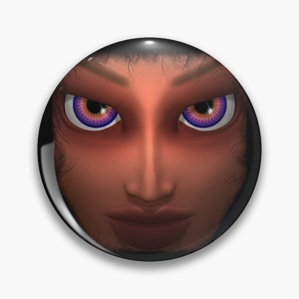 Item preview, Mesmerizing Purple Eyes Girl Portrait designed and sold by BluedarkArt.